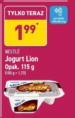 Jogurt lion cereals Nestle mix-in promocja