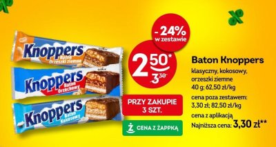 Baton Knoppers kokosowy promocja w Żabka