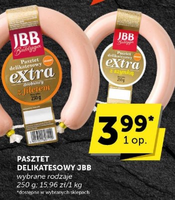 Pasztet delikatesowy JBB Extra promocja w ABC