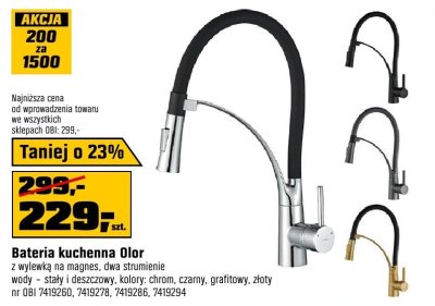 Bateria kuchenna Olor OBI promocja w OBI