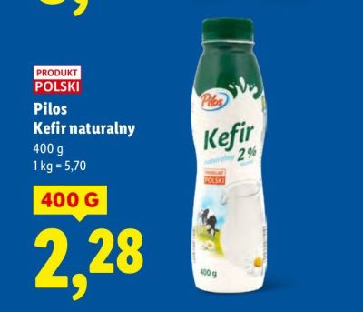 Kefir Pilos Kefir naturalny promocja w Lidl