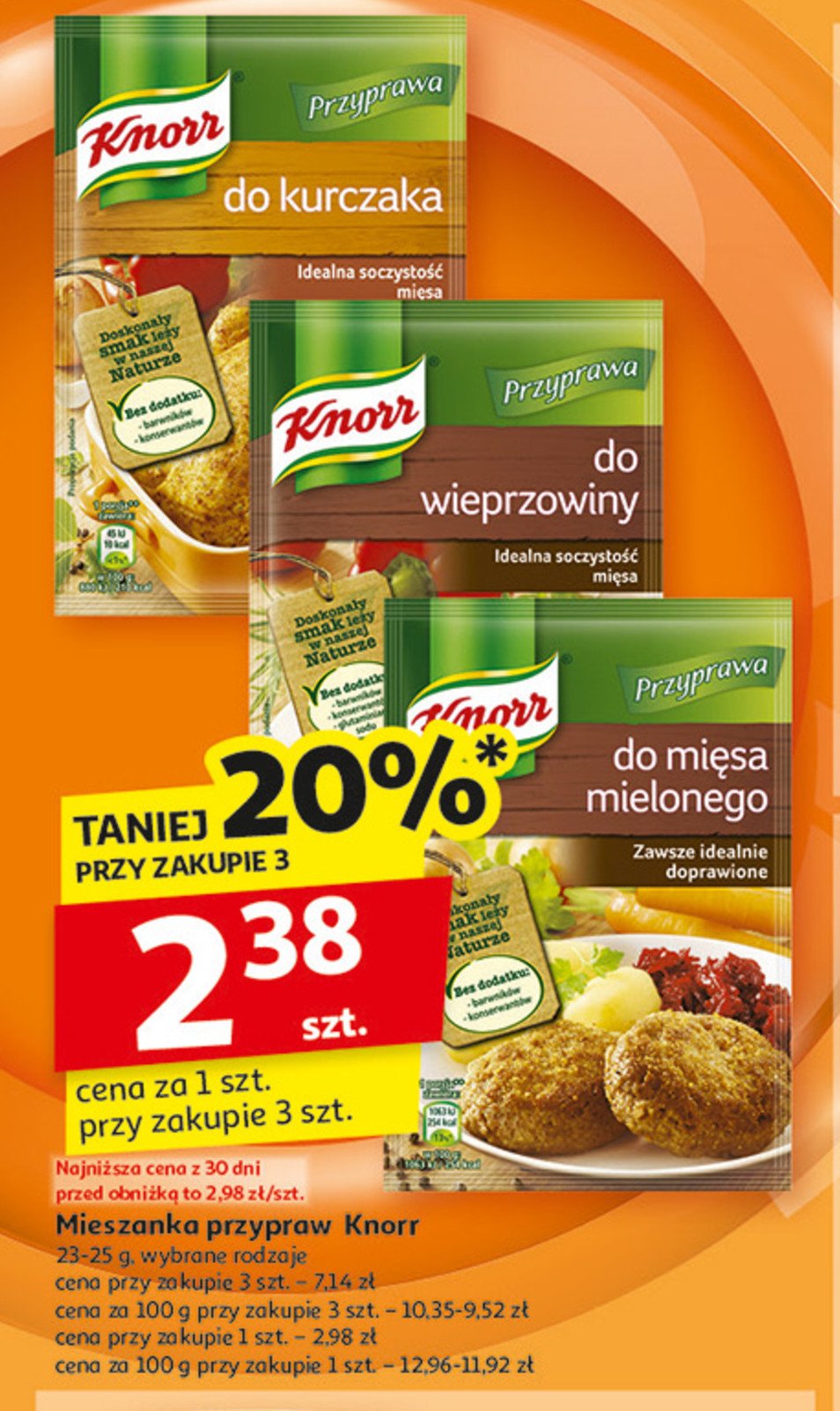 Do kurczaka Knorr przyprawa promocja