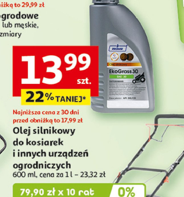 Olej do kosiarek eko-grass 30 EKOMAX promocja w Auchan