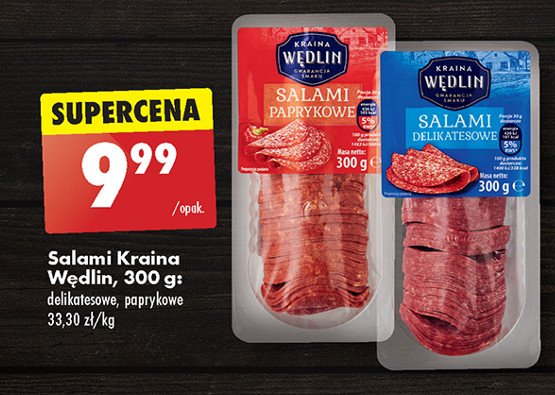 Salami delikatesowe Kraina w臋dlin promocja