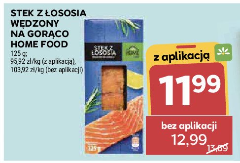 Stek z łososia wędzony na gorąco Home food promocja