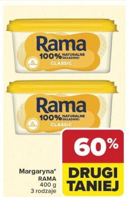 Margaryna Rama Classic promocja w Carrefour Market
