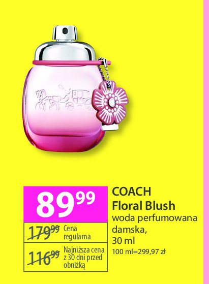 Woda perfumowana COACH FLORAL BLUSH promocja