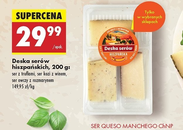 Deska ser贸w hiszpa艅skich promocja