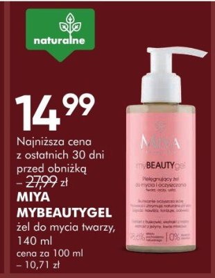 Żel do mycia twarzy Miya MyBeautyGel promocja w Super-Pharm