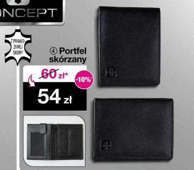 Portfel skórzany promocja w Woolworth