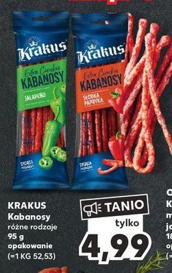 Kabanosy jalapeno Krakus animex promocja