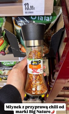 Młynek z przyprawą chili  promocja w Intermarche