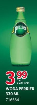 Woda Perrier 330ml promocja w Selgros