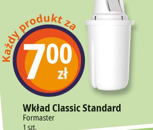 Wkład filtrujący classic FORMASTER promocja w Leclerc