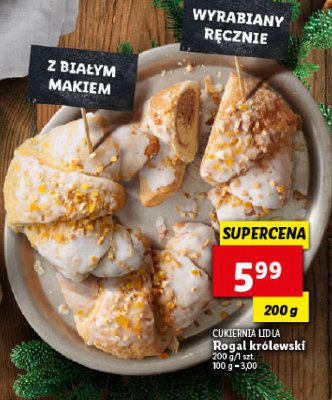 Rogal kr贸lewski Cukiernia lidla promocja