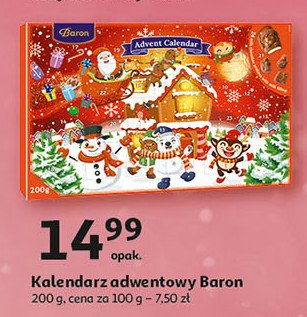 Kalendarz adwentowy Baron promocja