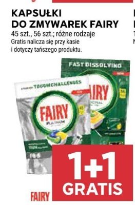 Kapsułki do zmywarek Fairy promocja w Stokrotka