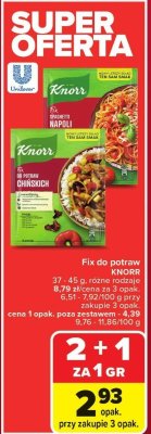 Fix do potraw Knorr Spaghetti Napoli promocja w Carrefour