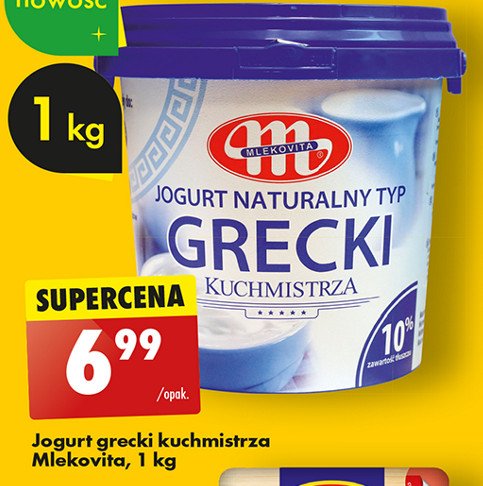 Jogurt kuchmistrza typu greckiego Mlekovita promocja