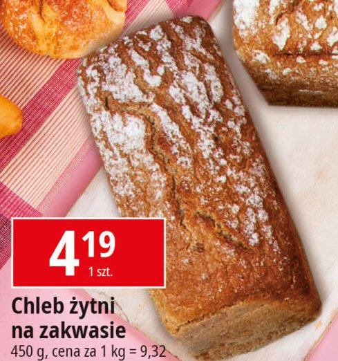 Chleb żytni na zakwasie promocja w Leclerc