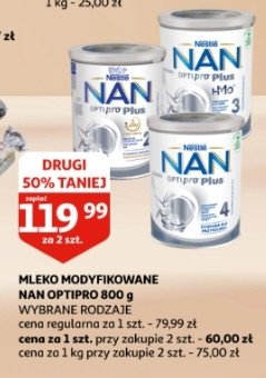 Mleko 4 Nestle nan optipro plus promocja