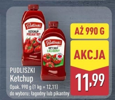 Ketchup łagodny promocja w Aldi