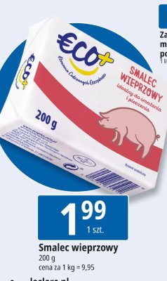 Smalec wieprzowy Eco+ promocja w Leclerc