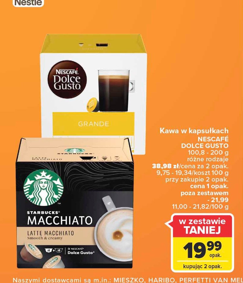 Kawa latte Starbucks macchiato promocje