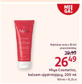 Balsam do ciała ujędrniająco-wygładzający MIYA BODY.LAB promocja w Rossmann