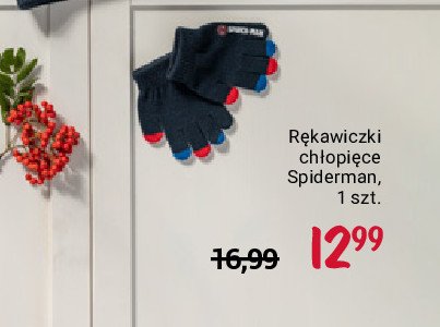 Rękawiczki dziecięce spiderman promocja