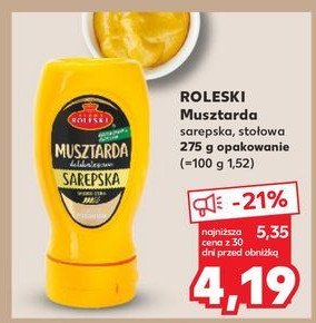 Musztarda sarepska Roleski promocja