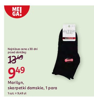 Skarpetki damskie active Marilyn promocja w Rossmann