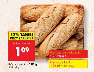 Półbagietka promocja w Biedronka