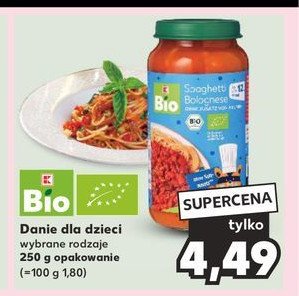 Spaghetti bolognese K-classic bio promocja
