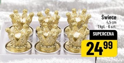 Świece 4,5 cm 1 kpl. - 6 szt. promocja w POLOmarket