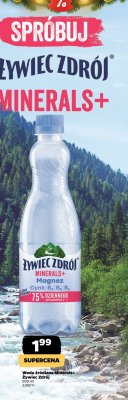 Woda źródlana Minerals+ 500 ml promocja w Netto