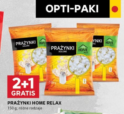 Prażynki, różne rodzaje 2+1 GRATIS Home Relax promocja w Stokrotka