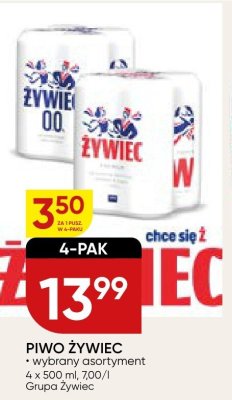 Piwo Żywiec 4-pak promocja w Chata Polska