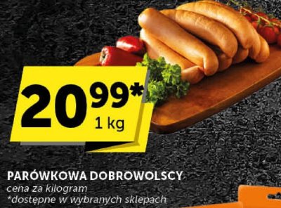 Parówki Parówkowa Dobrowolscy promocja w Euro Sklep