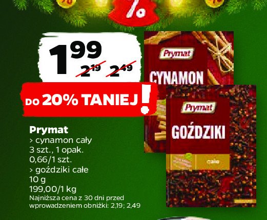 Cynamon ca艂y Prymat promocja