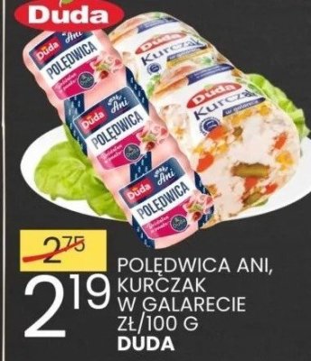 Polędwica Ani, w kurczak w galarecie zł/100g Duda promocja w Wafelek