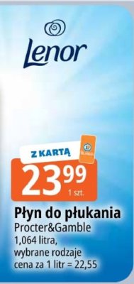 Płyn do płukania Procter&Gamble Lenor promocja w Leclerc
