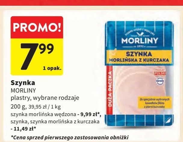 Szynka konserwowa Morliny promocja