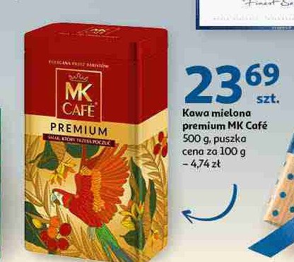 Kawa w puszce Mk cafe premium promocja