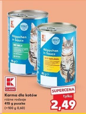 Pasztet dla kot贸w z ryb膮 K-classic promocja