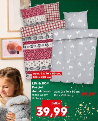 Pościel dwustronna LIV & BO promocja w Kaufland
