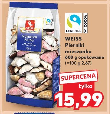 Pierniki pfeffer nosse Weiss promocja w Kaufland