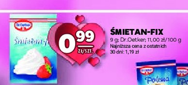 Śmietan-fix Dr. oetker promocja