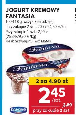 Jogurt z mleczn膮 czekolad膮 Danone fantasia promocja
