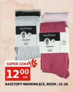 Rajstopy niemowlęce Auchan inextenso promocja